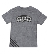 Sport your favorite team's gear with this court-ready San Antonio Spurs tee from adidas.