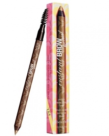 Turn your sparse, skimpy brows into perfectly natural, polished brows with this instant brow pencil. It glides on easily and leaves a natural powder-like finish. Where you go, your brow pencil should follow! Step-by-step lesson included.