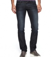 Go dark. These Guess jeans add a refined touch to any outfit.