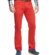 Rock your SUPERSTAR status in this super hot colored denim by Joe's.