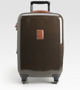 Never leave for the airport again without this extra large, versatile case with a protective exterior and ample zip pockets on the interior.Zip closureTelescoping handleTop handleInterior zip pocketsFully lined80% polycarbonate/20%abs13W x 18H x 9DImported