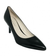 The Nine West Pumps go easily from season-to-season with their iconic silhouette and wearable kitten heel.