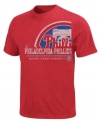 Loud and proud. Get the crowd going and cheer on your Philadelphia Phillies in this MLB graphic t-shirt from Majestic.