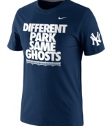 Hit a home run in support for your favorite MLB baseball team with this New York Yankees t-shirt from Nike.