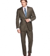 Classic gets an update with this wool suit from Michael Kors.