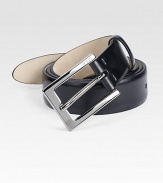 Sleek, sophisticated design beautifully crafted in genuine Italian leather.LeatherAbout 1¼ wideImported