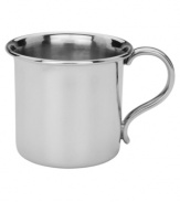 Sized for baby, made for parents. Reed & Barton's Concord baby cup is a gift everyone will treasure in polished pewter with a child-friendly rolled edge.