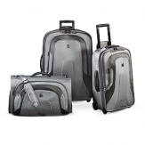 From the T-Tech Presidio Collection comes this extra-large case for long-distance travel or when two are traveling together. Made from Tumi's exclusive, durable X-Tech fabric, this case expands for 2 for even more space when you need it, and offers a removable garment sleeve. Additional features include interior and exterior accessories pockets. Add-A-Bag strap, telescoping handle, smooth-rolling wheels, removable garment sleeve.