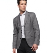 Button-up your professional look with this Hugo Boss blazer.