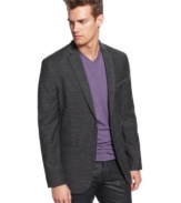 More hip than a sport coat but snappier than a blazer, this jacket from Calvin Klein is the perfect fit for everything in-between.