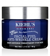 This lightweight moisturizer helps skin defend against the signs of aging, notable surface wrinkles and the loss of firmness. Made with Chestnut Extract and Soy, our formula helps skin feel strengthened and more dense so it appears firmer and the look of facial wrinkles and lines is decreased. Enriched with Vitamins C and E and extracts from citrus fruits, this cooling formula is easily absorbed to hydrate, invigorate and refresh facial appearance, helping to combat the look of fatigue. 1.7 oz.