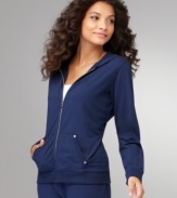 Style&co. Sport offers a basic hoodie for your busy lifestyle at a price that's right. Layer it with anything from active pants to jeans!