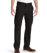 Break up your rotation of blues with these chill black cargo pants from Levi's.