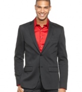 Suit yourself. This blazer from Kenneth Cole Reaction works on its own just as well as it does with its companion pieces.