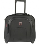 Now you're in business! The Tumi T-Tech wheeled business case takes you across town or cross country with your laptop, files and other business essentials safely in tow. An organized interior, removable computer compartment and smooth-rolling wheels make it easy to work from anywhere. Full Tumi warranty.