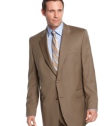 Head into neutral territory. This tan blazer from Lauren by Ralph Lauren has sophisticated, quiet confidence.