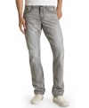 Rugged charm meets modern edge with these updated skinny straight leg jeans from Levi's.
