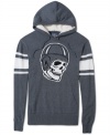 Your sporty gear never looked so edgy. This Ecko Unltd hoodie boasts an athletic design and a cool skull graphic print.