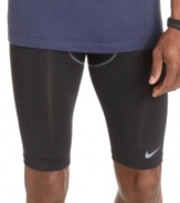 From track to field, court to street, start your workout right with Nike's moisture-wicking compression shorts, designed for a snug athletic fit that's perfect for layering or on their own.