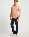 Lightweight, slim-fitting silhouette in a vibrant, gingham print design.ButtonfrontButtoned-down collarCottonMachine washImported