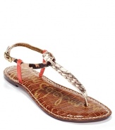 With a luxe mix of exotic textures and hues, Sam Edelman's thongs are a wild twist on hot-weather style.