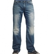 Sometimes slim fit isn't a winner. Relax in these straight leg jeans from Affliction for your weekend style.