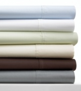 Sleep soundly in luxe comfort with these smooth, 420-thread count sheets in pure cotton softness. Comes in six tones to mix-and-match with any bedroom decor.