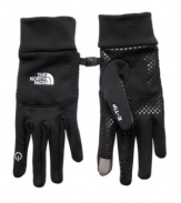 Comfortably work your can't-live-without electronic devices with warm hands. E-Tip gloves by The North Face provide light three-season warmth.