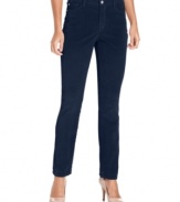 Get the same slimming silhouette you love in a new fall-ready style with these fine-wale corduroy pants from Not Your Daughter's Jeans.