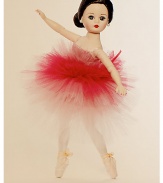 Adapted from American Ballet Theatre's production of The Nutcracker, this graceful ballerina is dressed for the lovely Waltz of the Flowers section.10 cloth dollDressed in a short, layered tulle tutu and satin toe shoesRecommended for ages 3 and upImported