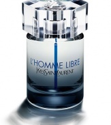 Break free with L'Homme Libre. Top notes of basil and violet leaf enhanced by sharp spicy notes of nutmeg and pink pepper create a burst of freshness while deep woody vetiver and patchouli notes enriched with warm tones of leather create a trail of masculine sensuality. 6.6 oz.