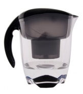 Always have cold, refreshingly pure water on tap with this high-tech pitcher that transforms the way you drink.  The convenient pour-through lid keeps spills to a minimum and the micro-computer alerts you when it's time to change the filter. 3-month warranty. Model 1001125.