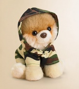 Not only does Itty Bitty Boo fit in the palm of your hand, but he's ready for action in a camouflage hoodie just like the one he wears in the book!4 tallPolyesterSurface washRecommended for ages 1 and upImported Please note: Book sold separately. 