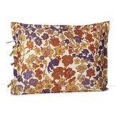 Dress your bed with a signature DIANE von FURSTENBERG bold floral print in shades of gold, orange and purple.