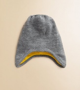 Merino wool essential designed with ultra-warming earflaps for cold days ahead. EarflapsMerino woolHand washImported