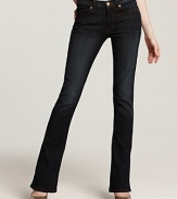 These J Brand bootcut jeans, fashioned in a sleek dark wash are destined to be your go-to pair--season after season.
