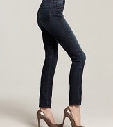 A high waist lends both modern sophistication and retro charm to these J Brand skinny jeans.