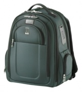 Crew 8's backpack keeps up with your pace by taking your business with you and offering a built-in padded laptop sleeve and an organizer that includes file storage. Lifetime warranty. Qualifies for Rebate