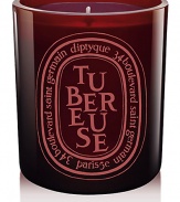 The classic Tubereuse scent presented in a mouth-blown glass tinted during production for a shiny finish that lets you see the candle flame. Tubereuse scent recalls the dusk, the heady fragrance of this intoxicating, beguiling flower deploys its captivating sensuality. Size: 10.2 oz.Floral50-60 hours burn timeKeep wick trimmed to ½ to ensure optimal useHand poured and made in France