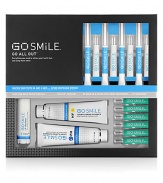 A luxurious set with everything you need to whiten your teeth in four days and keep them white. Speed Whitening System safely and easily whitens teeth in four days. Two technologies work together to whiten better and faster than any single-step process without strips or trays. Advanced technology makes it easy to get and keep a beautiful smile.