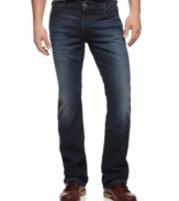 Trim down.  These slim-fit jeans from INC International concepts are a modern upgrade on classic denim style.