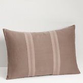A collection of pillows in a variety of sizes and designs to complement our bedding collection. Down and feather forms.