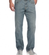 Blasted blues. These American Rag jeans get a dose of cool, casual style.