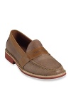 Nike and Cole Haan put their shoulders to the wheel for maximum style and support with this handsome and incredibly comfortable penny loafer in soft and handsome suede.