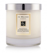 Instantly awakening the senses, Grapefruit is a lively, uplifting citrus with a spicy heart. Grapefruit and tangerine are combined with vetyver and rosemary to create this outspoken citrus scent. The Grapefruit Home Candle infuses any room with evocative scent and lasts for hours. An everyday luxury, it brings warmth to any environment. Burn time is approximately 45 hours. Lid included.