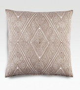 EXCLUSIVELY AT SAKS.COM This exquisite, exotic pillow is defined by the eye-catching twine design that will compliment any room.Rabari CollectionHand-stitched edgingConcealed zip closure20 X 20LinenMachine washImported