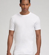 EXCLUSIVELY OURS. Soft, comfortable supima cotton classic. Three t-shirts per pack Machine wash Imported