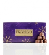 Featuring creamy caramel in a milk chocolate shell, these decadent morsels are made from a carefully guarded recipe only from Frango. In addition, this box is pre-wrapped for sweet gift-giving!