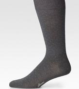 Exceptionally soft cotton with allover dot pattern and stitched logo accent.Mid-calf heightLogo embroideryCottonMachine washMade in Italy