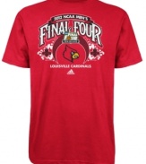 Favorite team make it into the finals? Cheer 'em on with this Louisville Cardinals shirt from adidas.